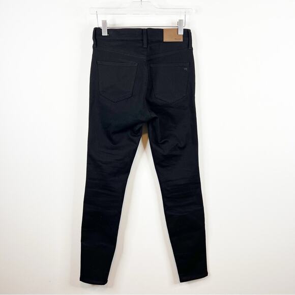 Madewell 9” High Rise Skinny Jeans 25 ISKO Stay Black Wash - Picture 3 of 7